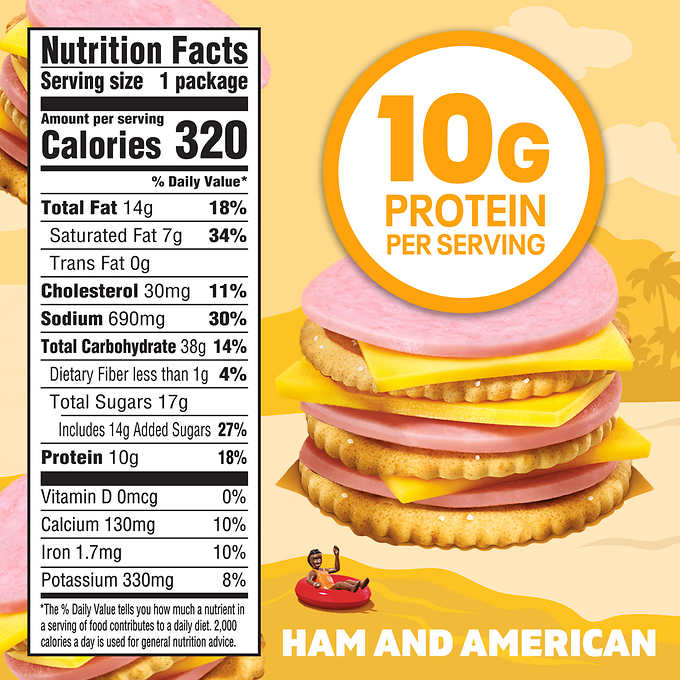 Lunchables Cracker Stackers, Ham Variety