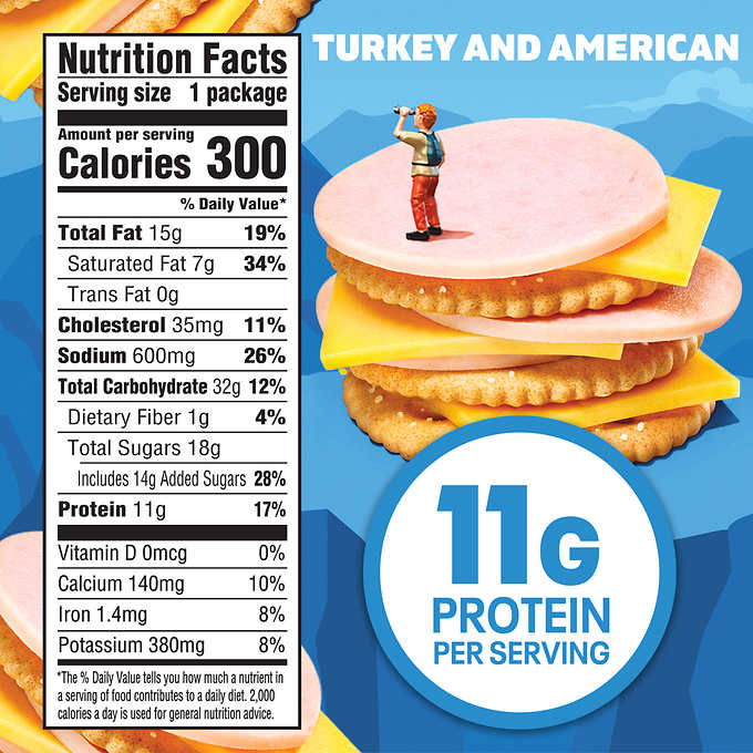 Lunchables Cracker Stackers, Turkey Variety