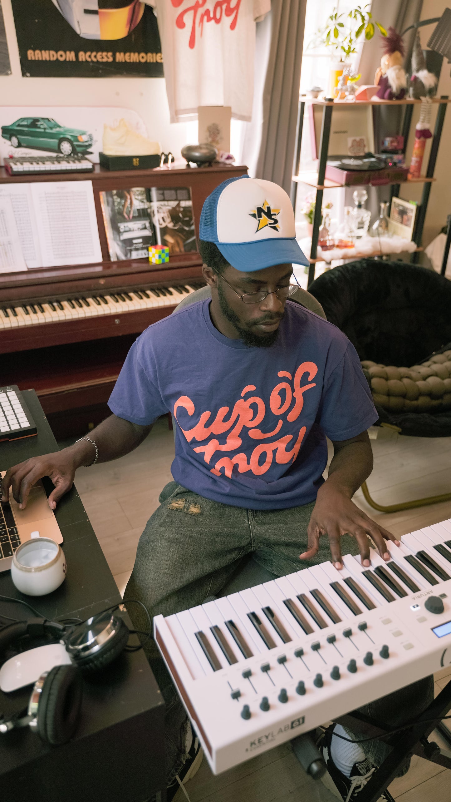 Cup of Troy Logo Tee - Purple