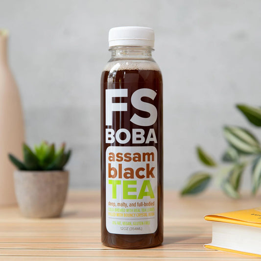 Assam Black Tea + Crystal Boba