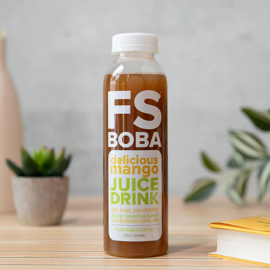 FS Mango Juice + Crystal Boba