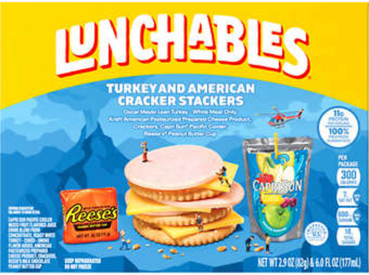 Lunchables Cracker Stackers, Turkey Variety