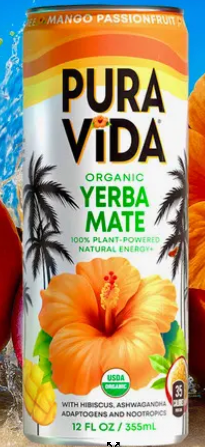 E5 - One WaterPura Vida - Organic Yerba Mate