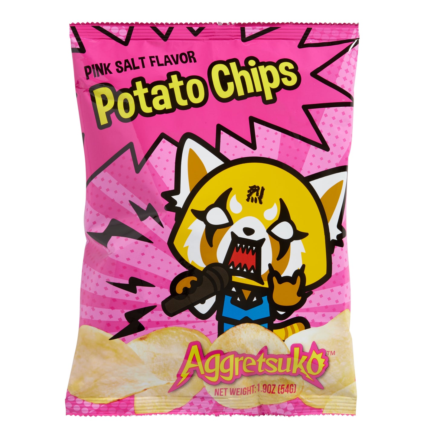 Aggretsuko Pink Salt Potato Chips